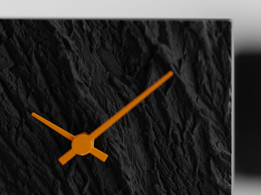 EverWood 3D Printed Wood Effect Clock With Quiet Timekeeping