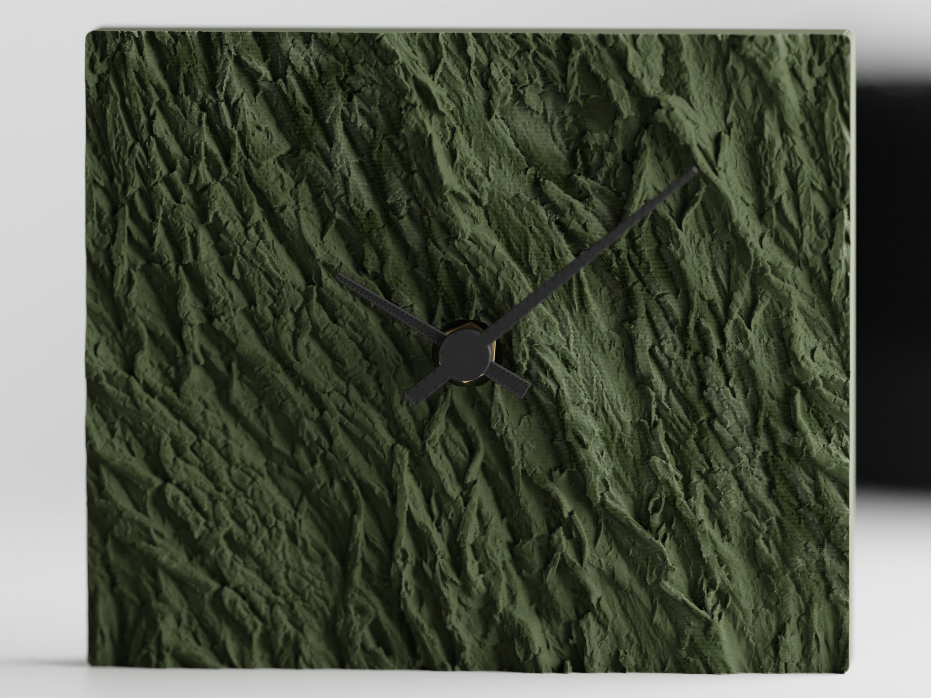 EverWood 3D Printed Wood Effect Clock With Quiet Timekeeping