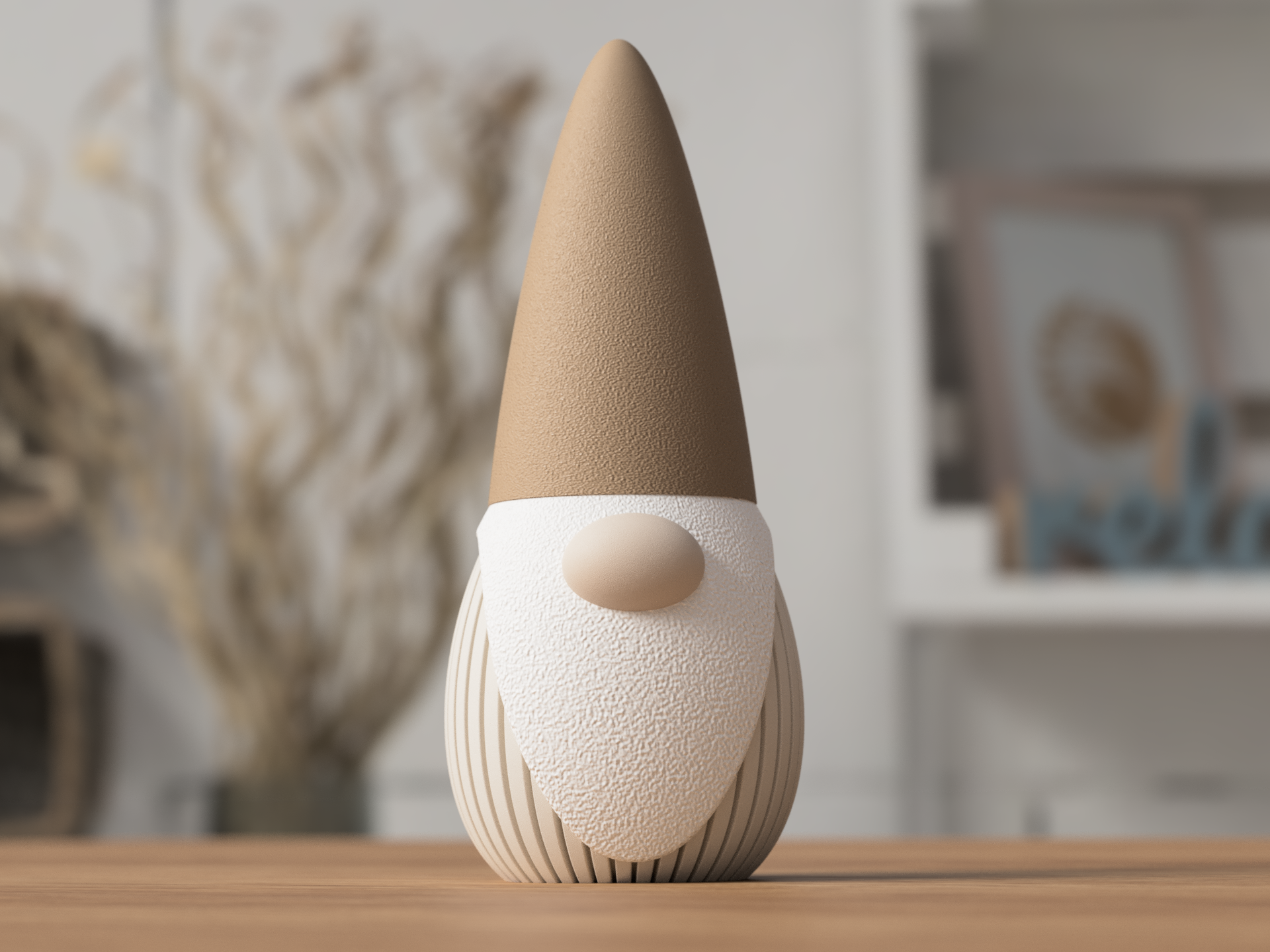 Nordic Style Gnome Decoration Containers Homeware Two Sizes