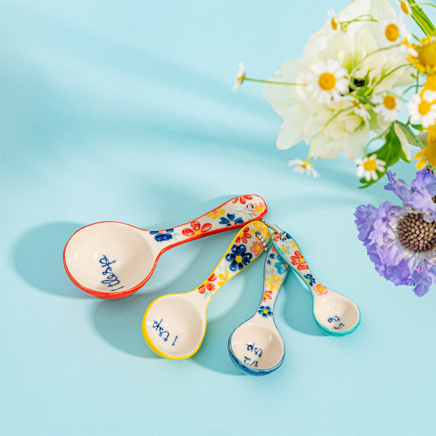 Folk Floral Measuring Spoons