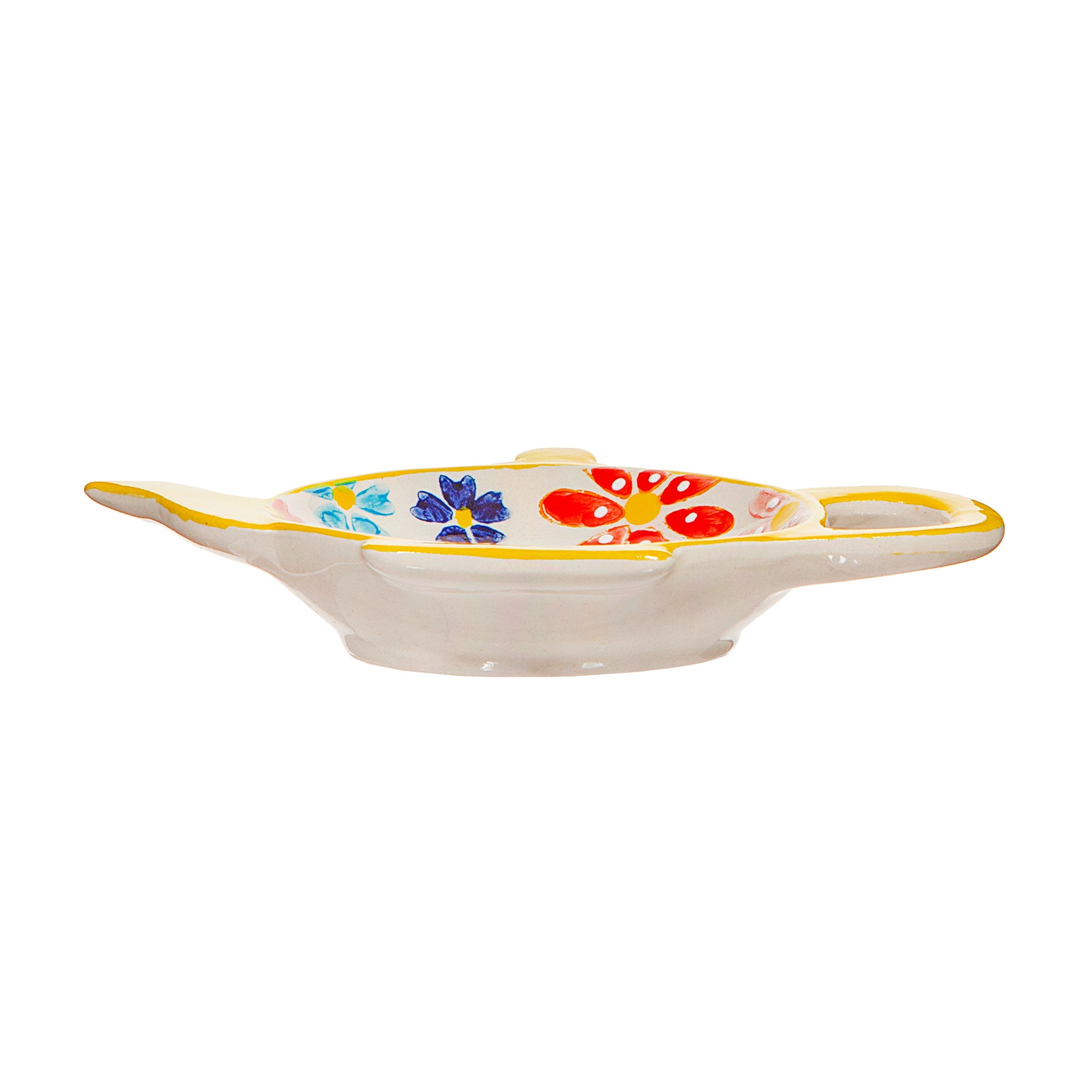 Folk Floral Tea Bag Tidy Seventies Inspired Pattern Kitchen Organizer