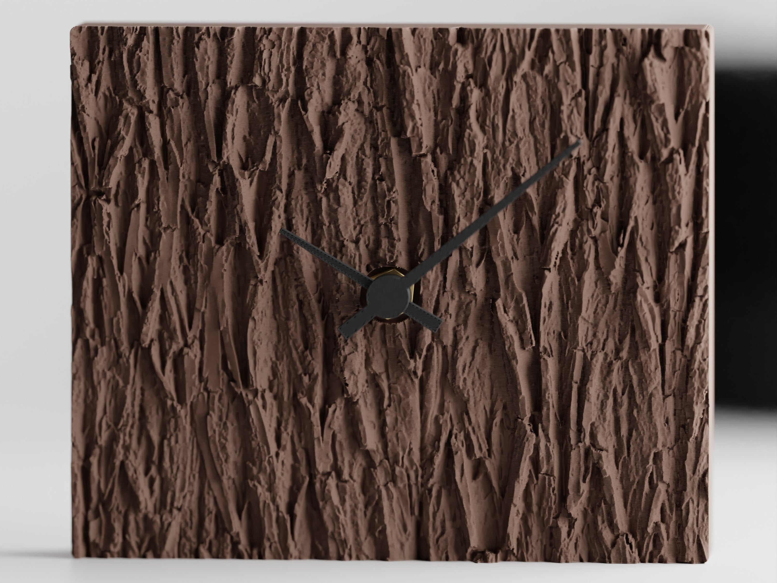 EverWood 3D Printed Wood Effect Clock With Quiet Timekeeping