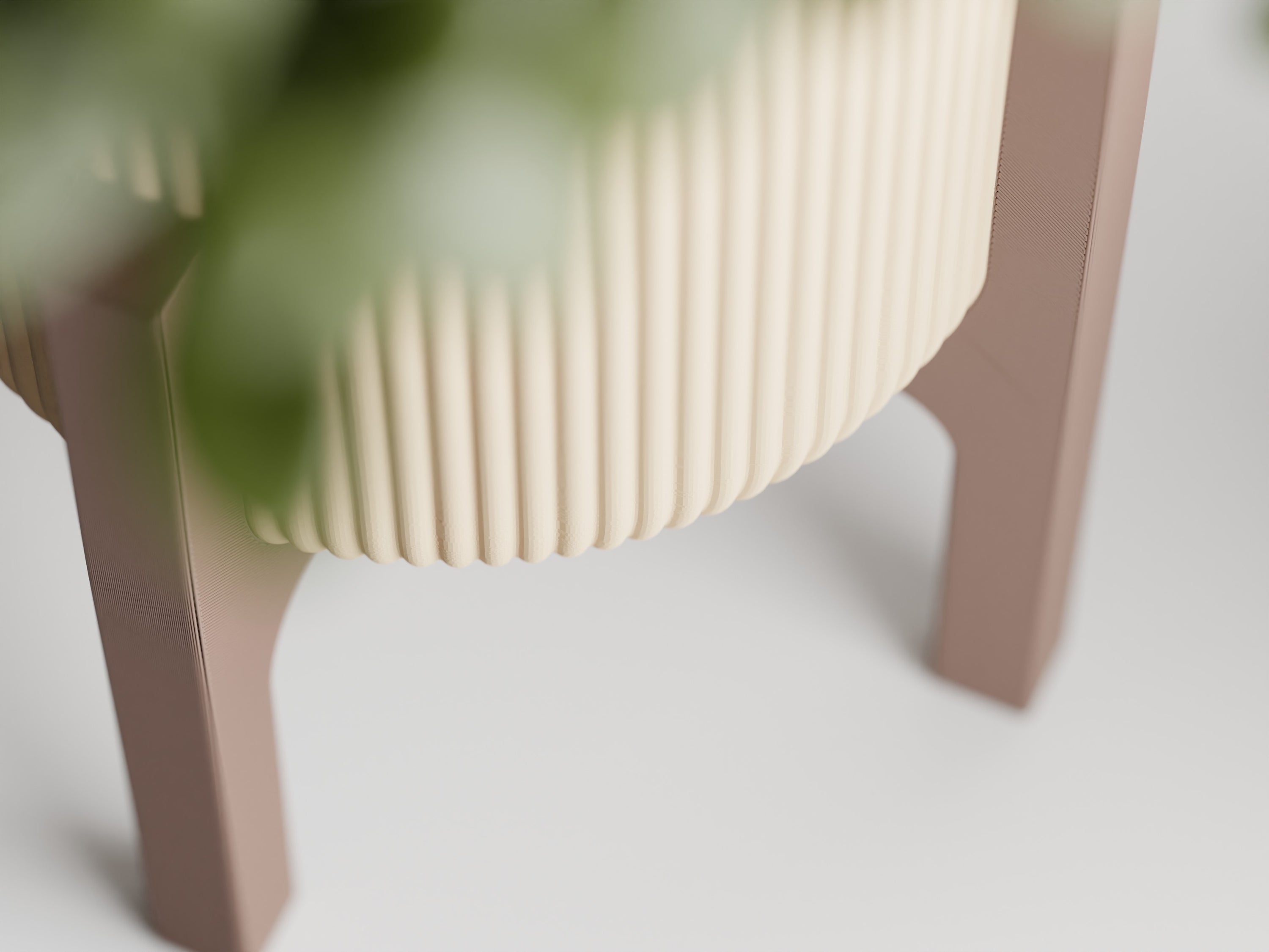 Elevare 3D Printed Plant Pot On Four Legged Platform