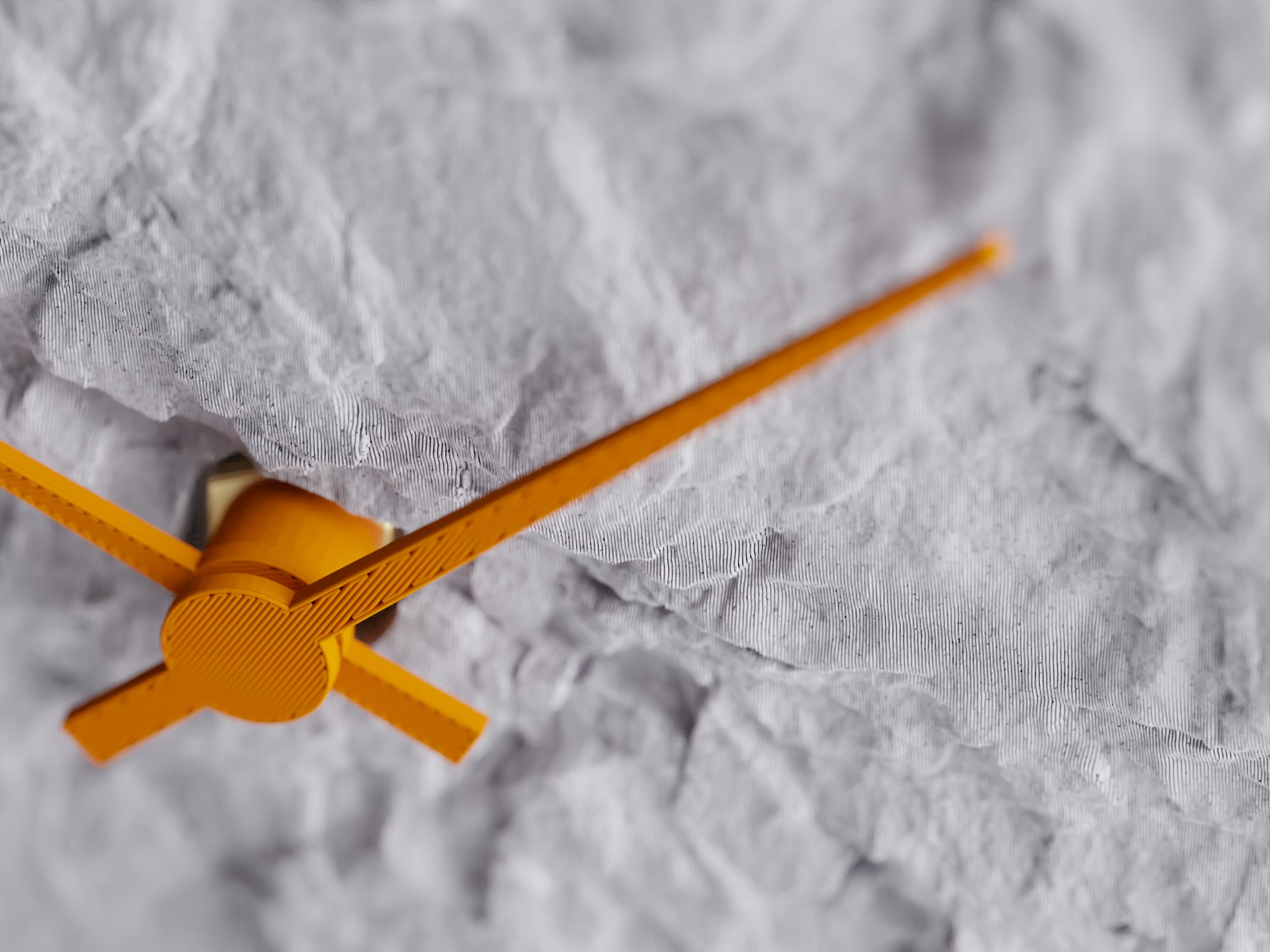 NovaLine 3D Printed Rock Clock With Bold Silhouette Colorful Finishes