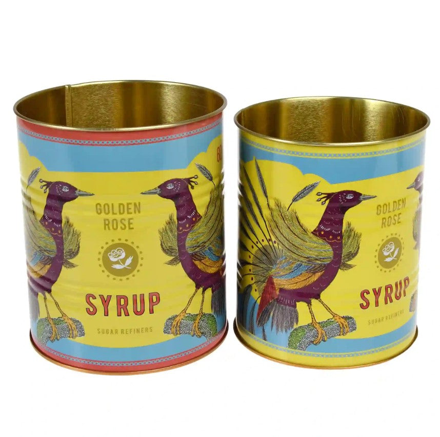 Rex Storage tins (set of 2) - Golden rose syrup