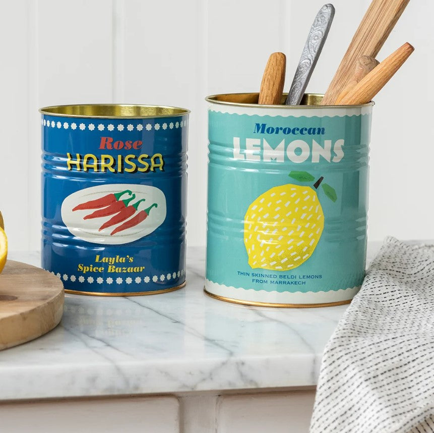Rex Storage tins (set of 2) - Lemons and harissa