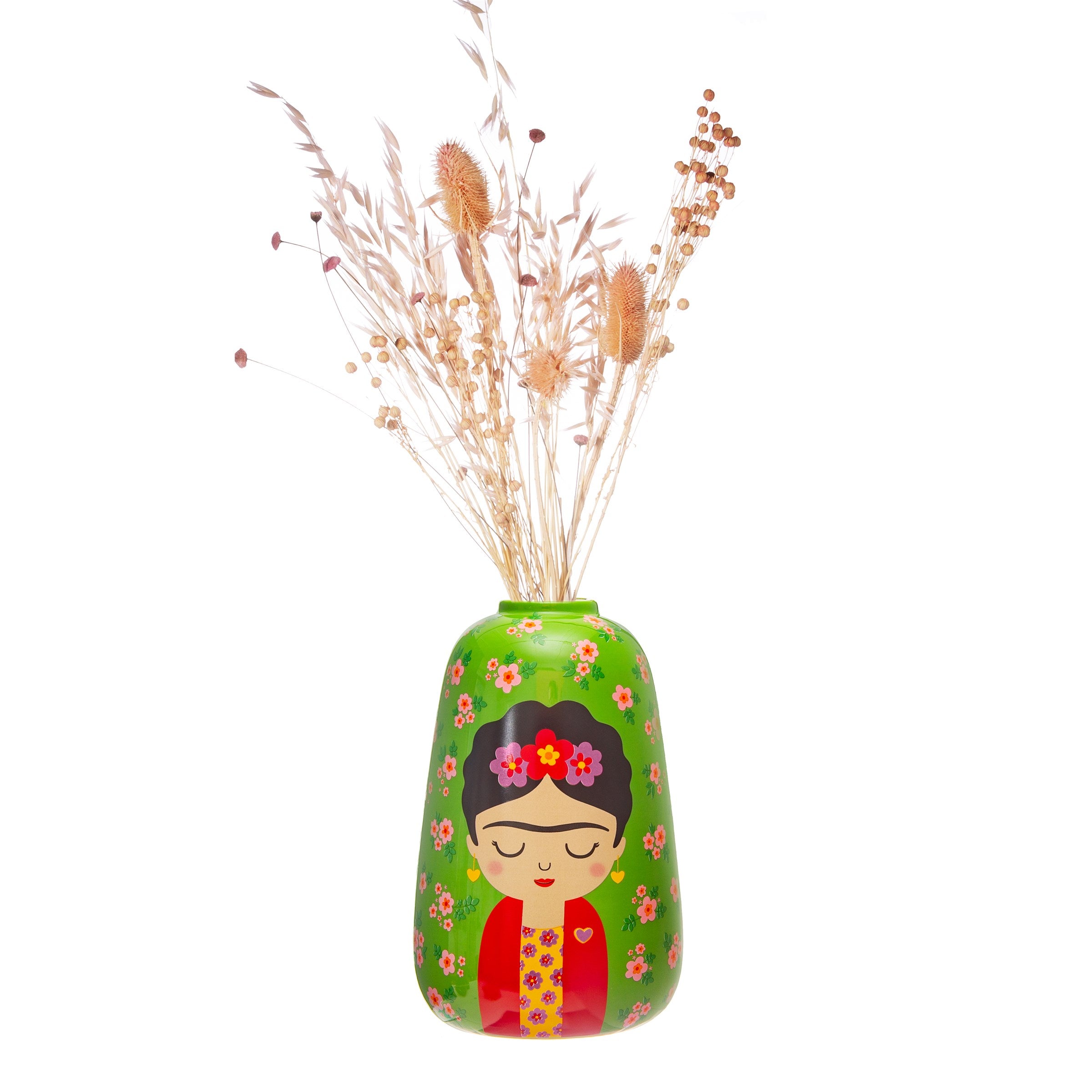 Floral Frida Large Ceramic Vase for Modern Home Decor