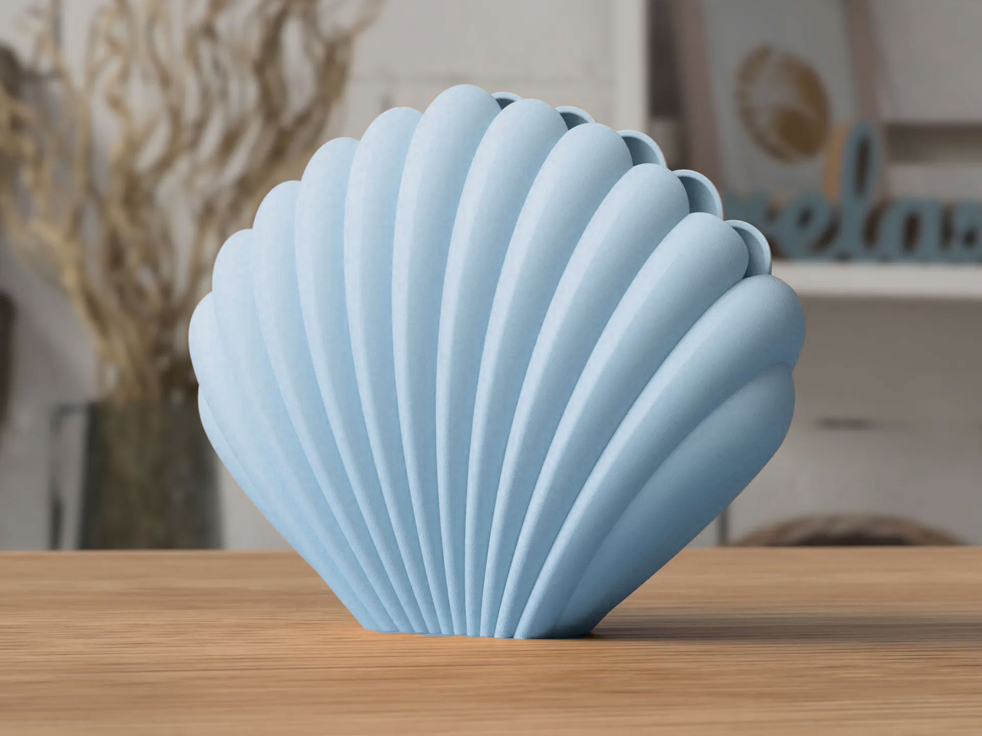 NaturaForm Seashell Vase Eco Friendly Matte