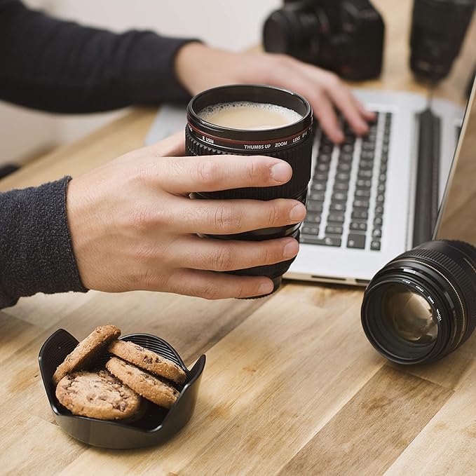 Camera Lens Mug Realistic Lens Coffee Cup Inspired By Nikon And Canon
