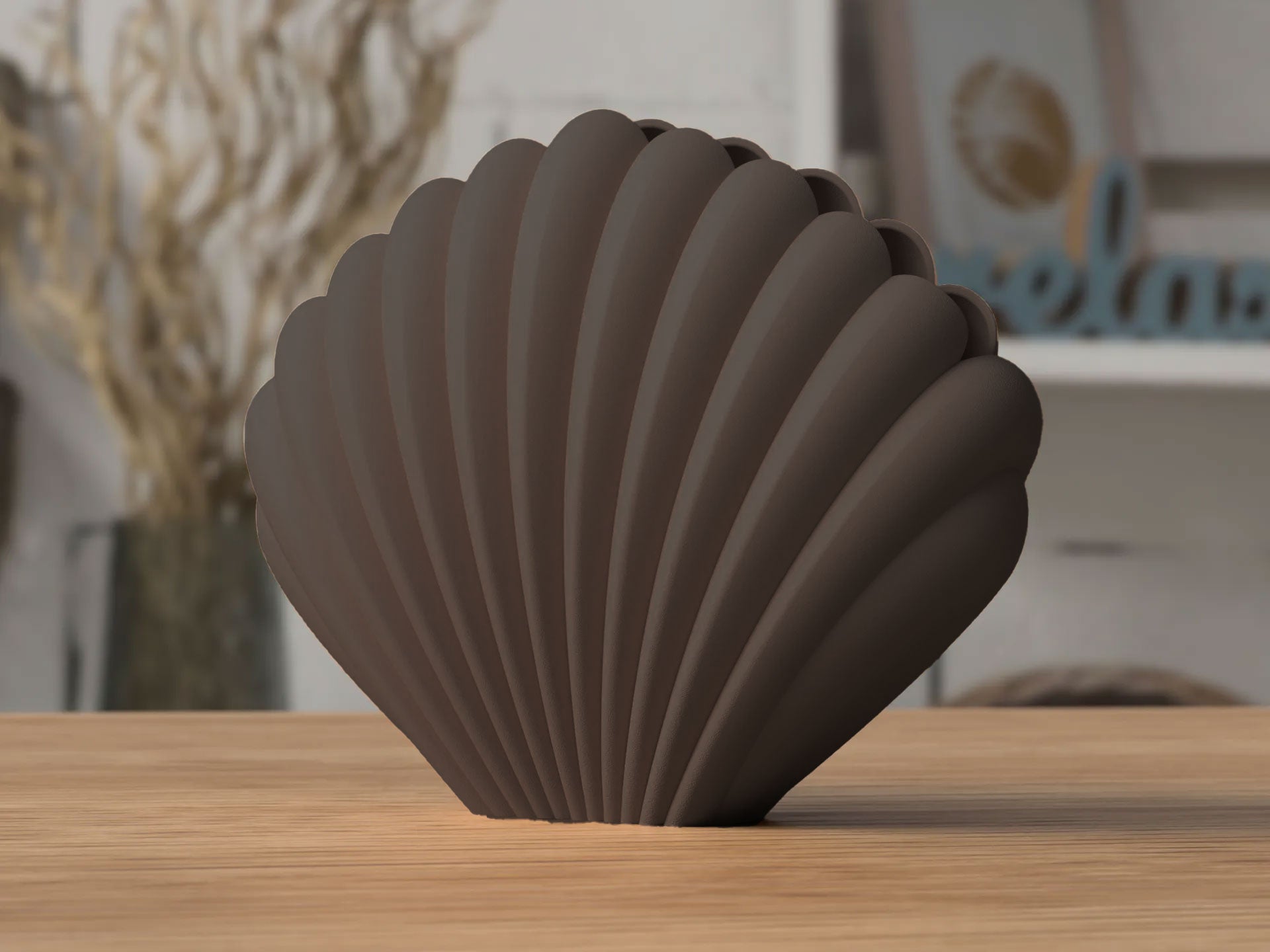 NaturaForm Seashell Vase Eco Friendly Matte