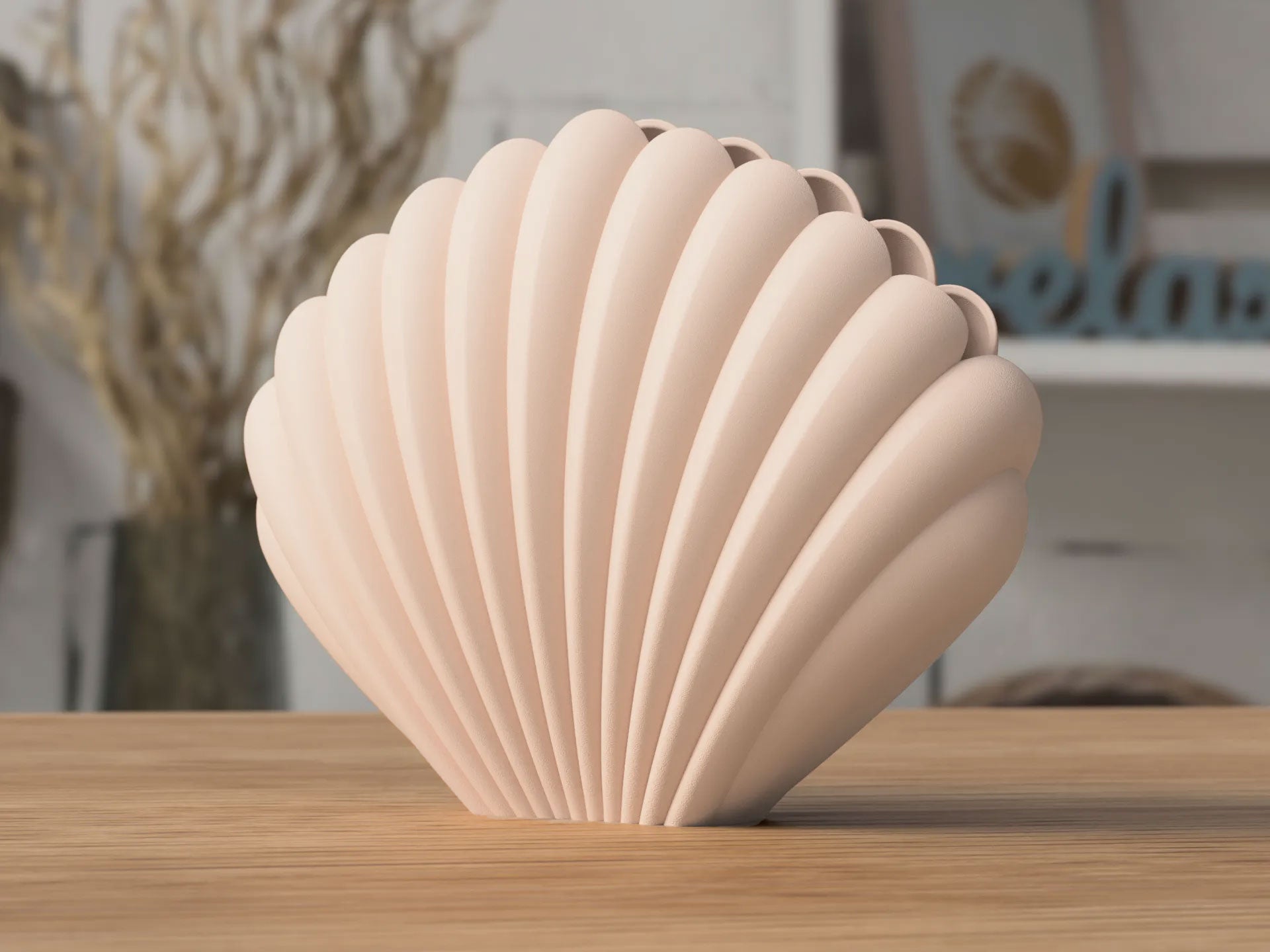 NaturaForm Seashell Vase Eco Friendly Matte