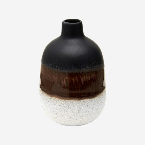 Sass And Belle Mojave Glaze Black Vase Boho Home Decor