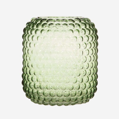 Sass &amp; Belle Green Glass Bobble Vase