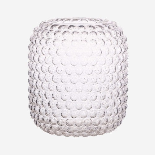Sass And Belle Clear Glass Bobble Vase Bohemian Centerpiece