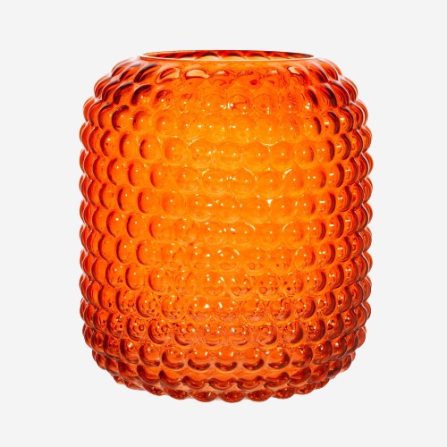 Sass &amp; Belle Amber Glass Bobble Vase