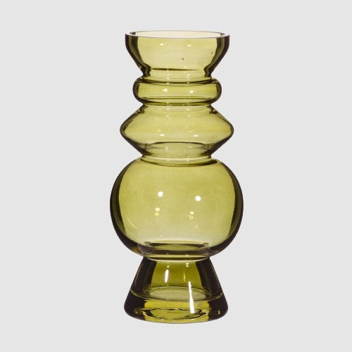 Sass &amp; Belle Selina Glass Vase - Green