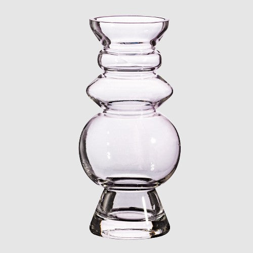 Sass And Belle Selina Glass Vase Clear Boho Home Decor