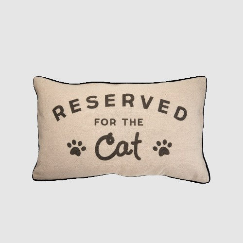 Sass And Belle Reserved For Cat Decorative Cushion 50x30cm