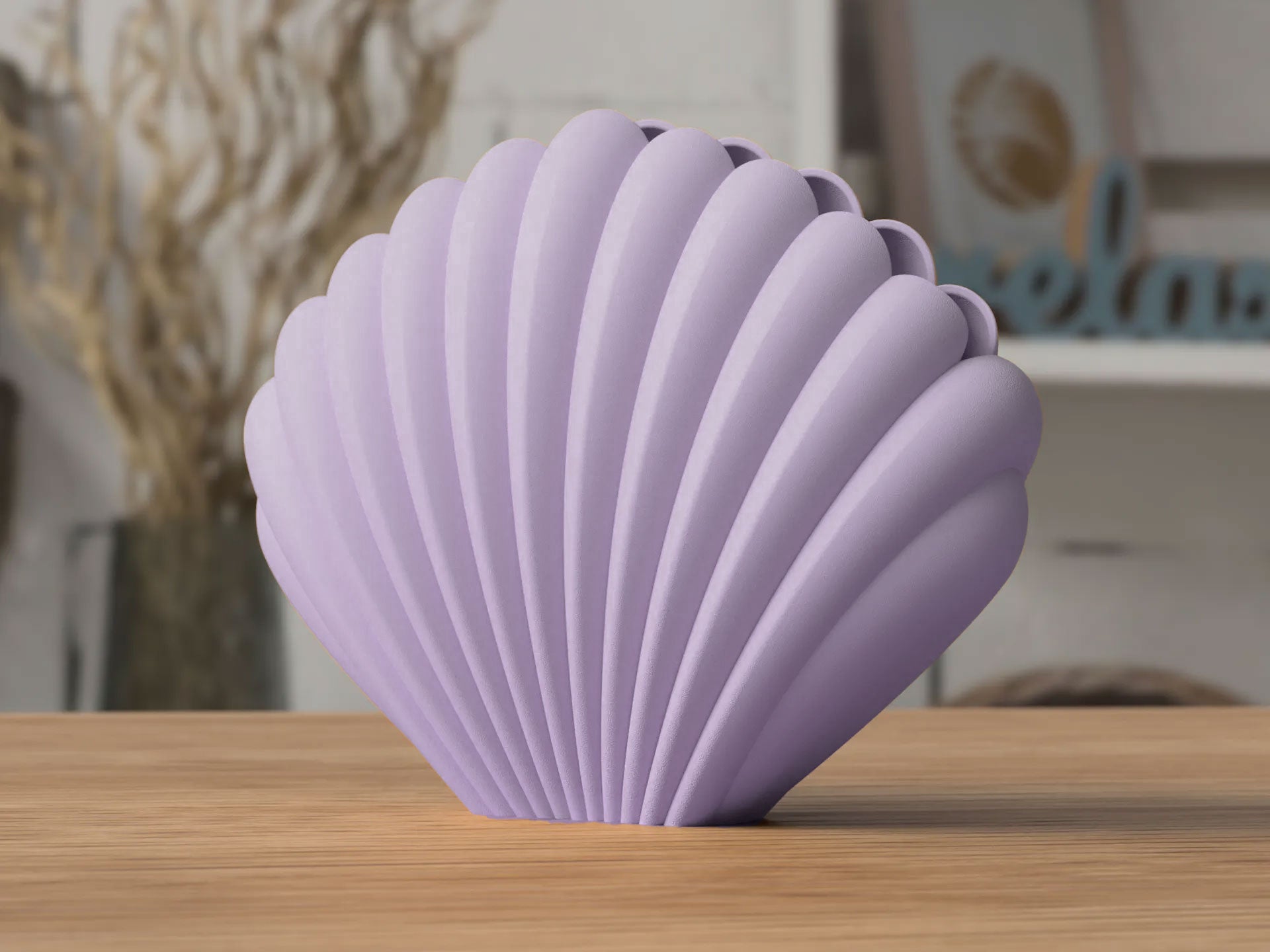 NaturaForm Seashell Vase Eco Friendly Matte