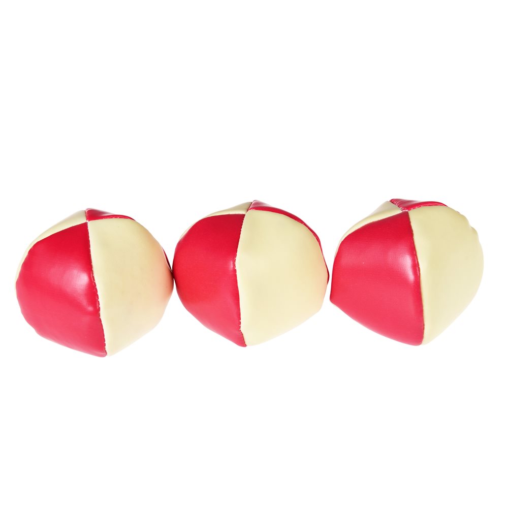 Set of 3 Juggling Balls for Beginners Vinyl and Plastic