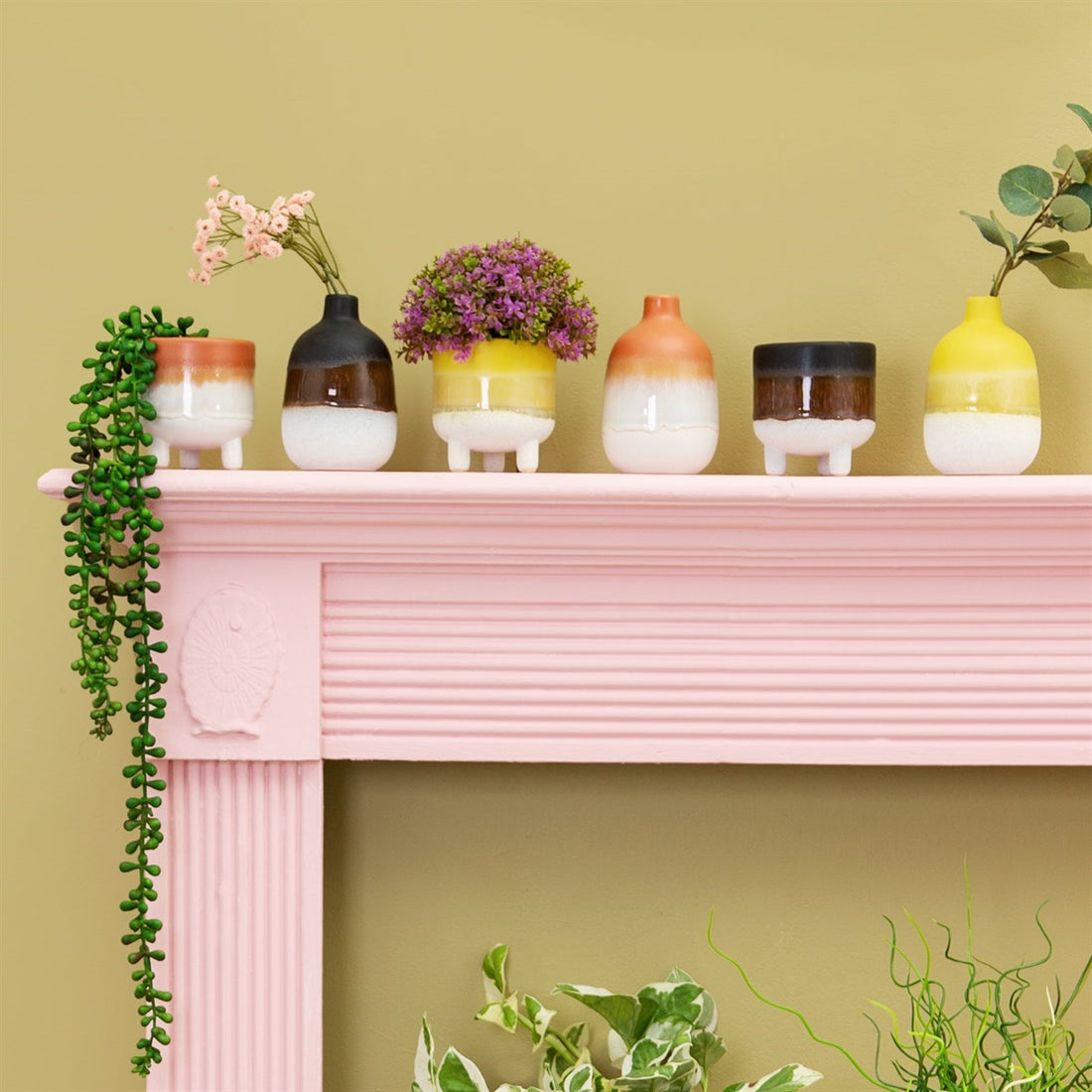 Sass &amp; Belle Mojave Glaze Black Vase