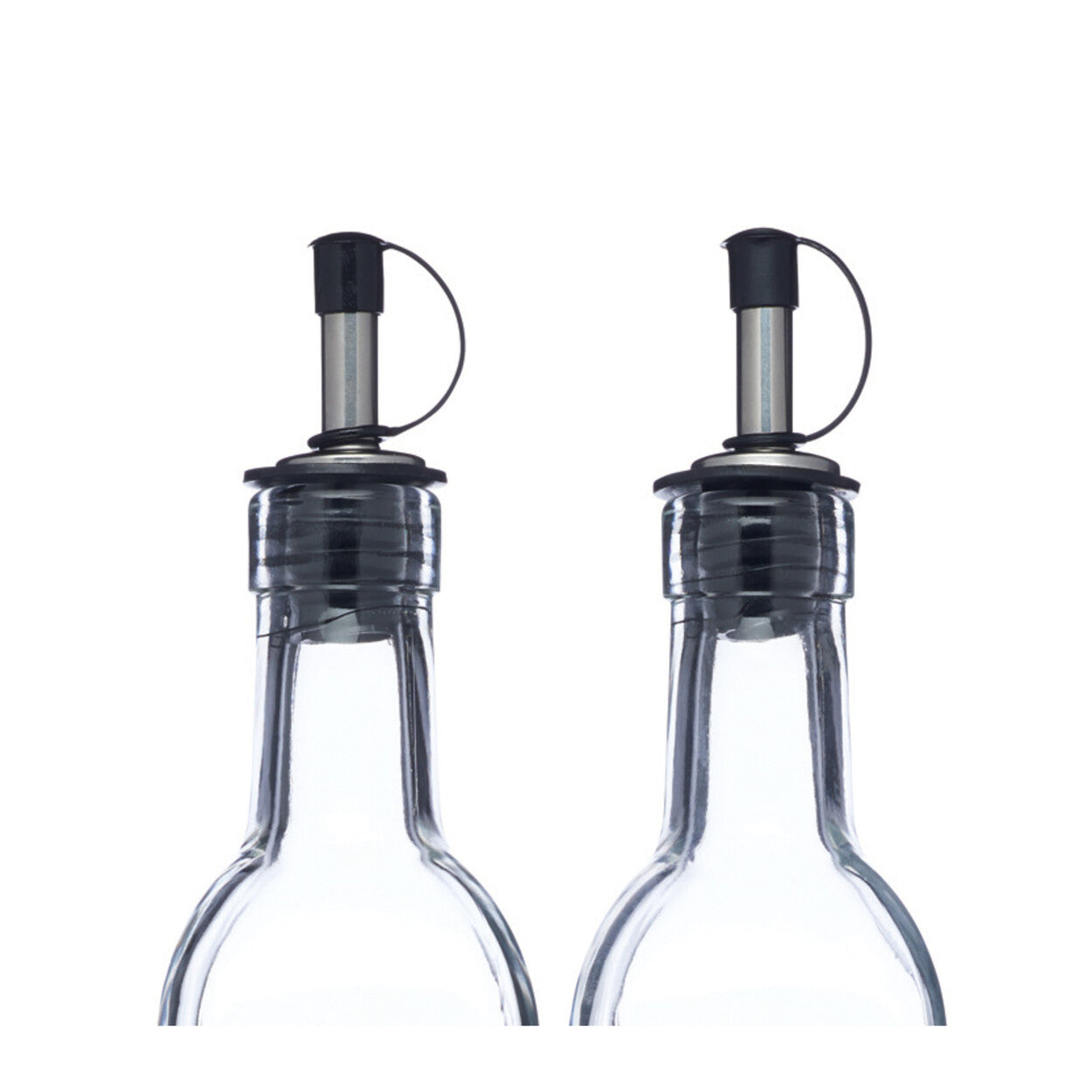 KitchenCraft World of Flavours Italian Set of 2 Glass Oil and Vinegar Bottles