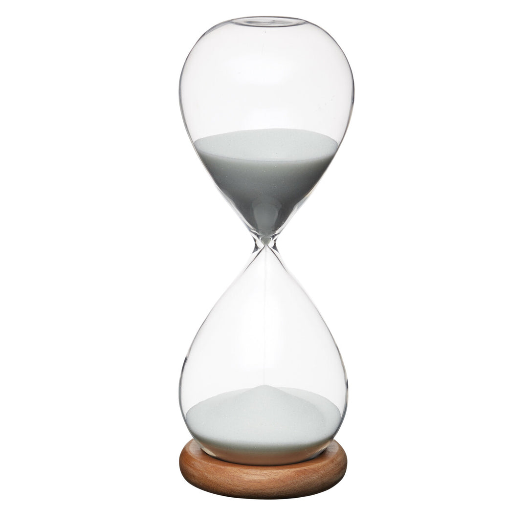 KitchenCraft Natural Elements Sand Timer with Acacia Wood Base