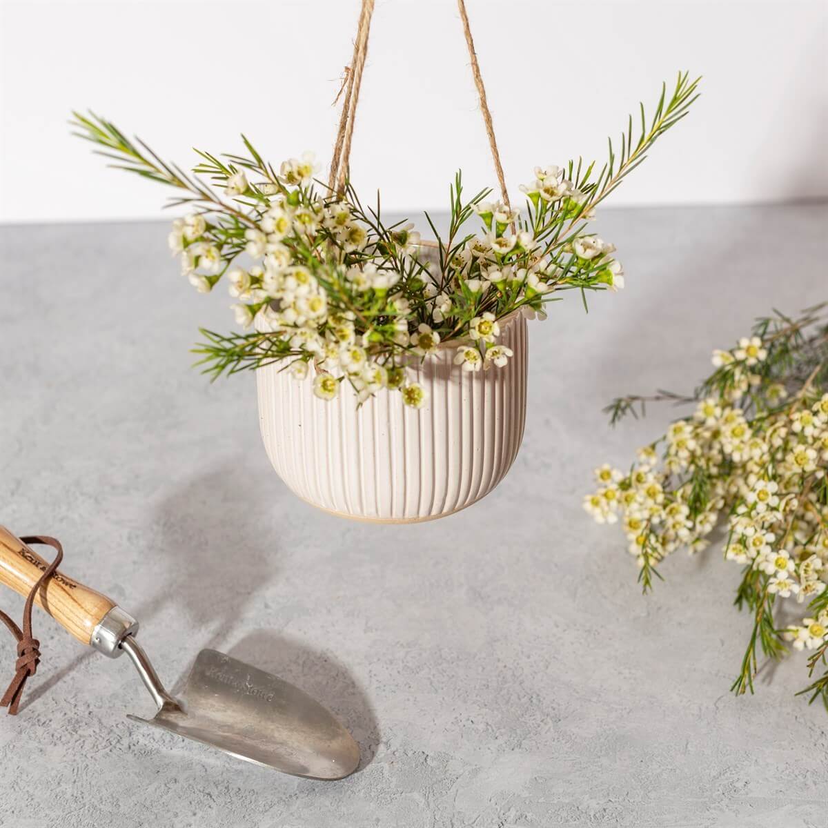 Sass &amp; Belle Grooved Hanging Planter