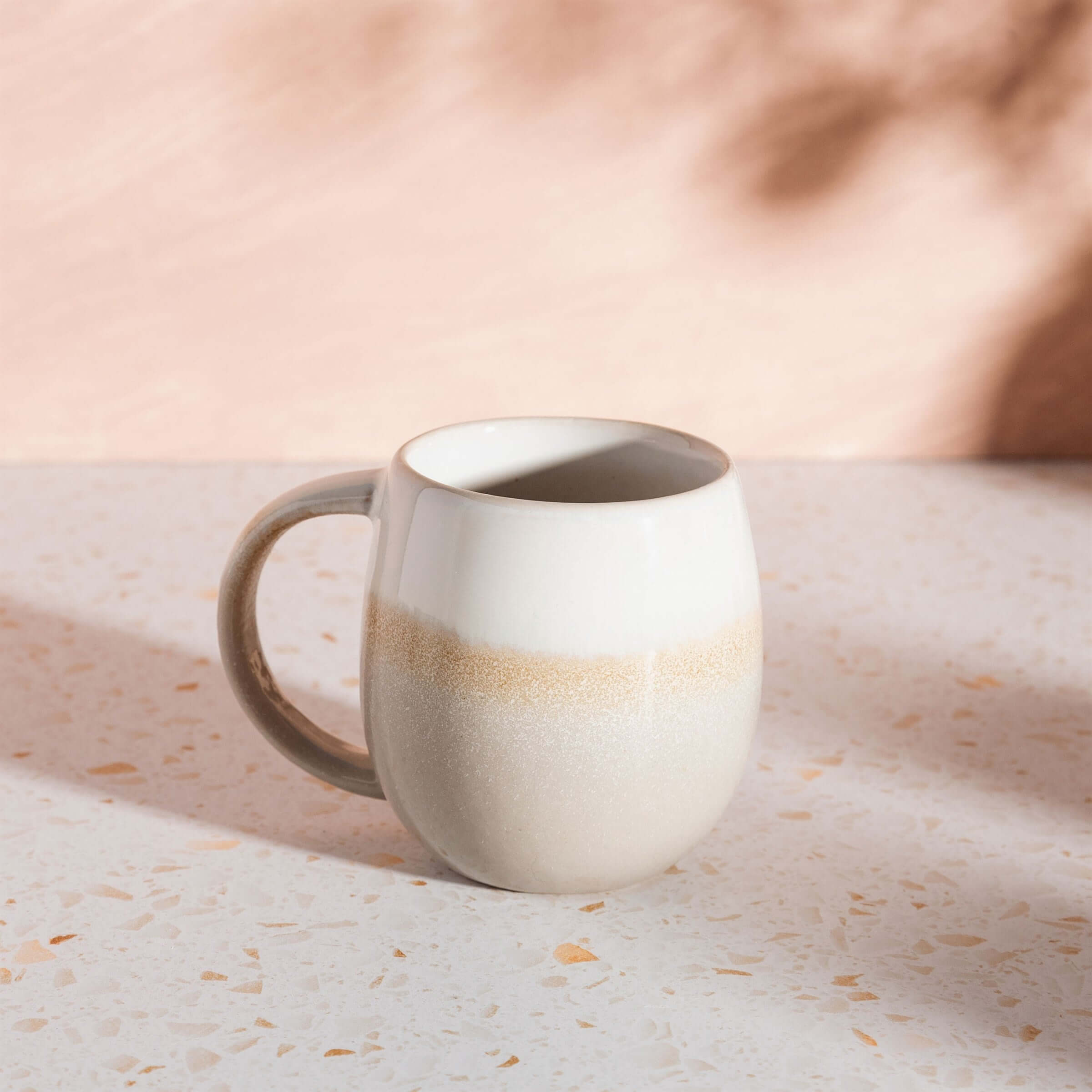 Sass And Belle Dip Glazed Ombre Grey Stoneware Mug 260ml