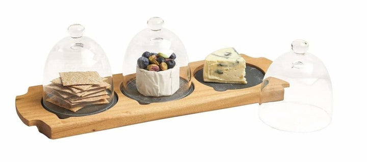 Kitchencraft - Artesà Appetiser Serving Set - Serveware - mzube - ART3PCDOME