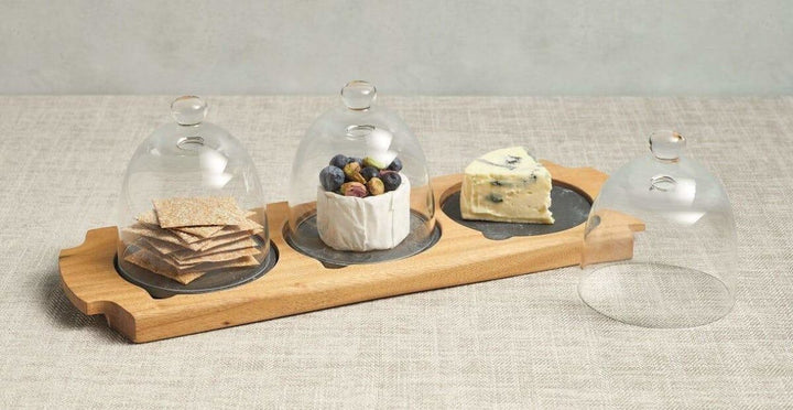 Kitchencraft - Artesà Appetiser Serving Set - Serveware - mzube - ART3PCDOME