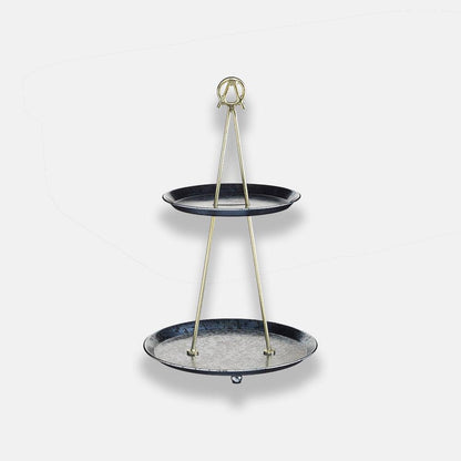 Kitchencraft - Artesà Two Tier Serving Stand - Serveware - mzube - ARTBLU2TCS