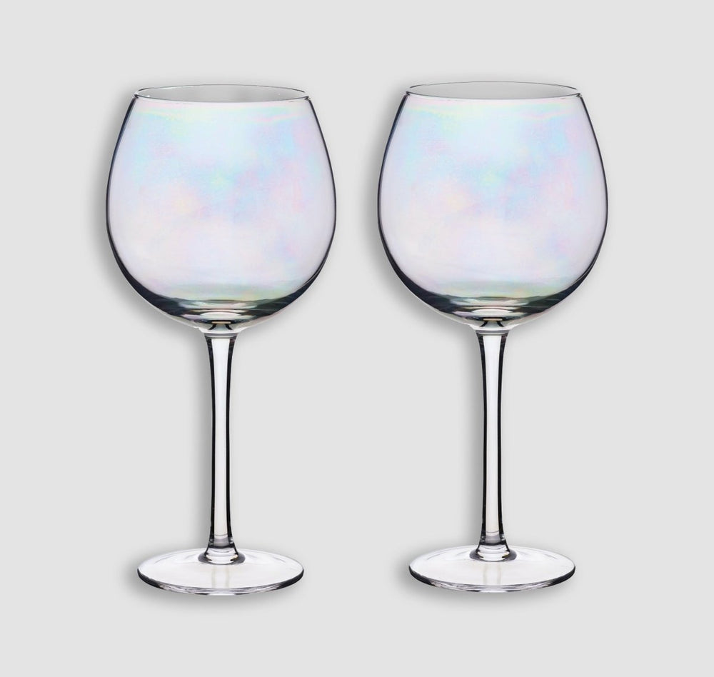 Barcraft - BarCraft Set of Two Iridescent Gin Glasses - Barware - mzube - BCGINLUST2PC