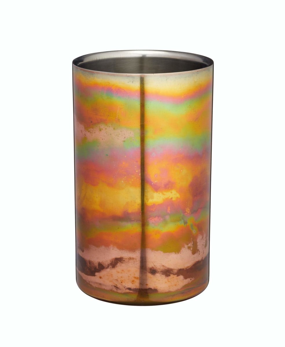 Barcraft - BarCraft Stainless Steel Iridescent Copper-Coloured Wine Cooler - Barware - mzube - BCWCOOLIRIDCOP