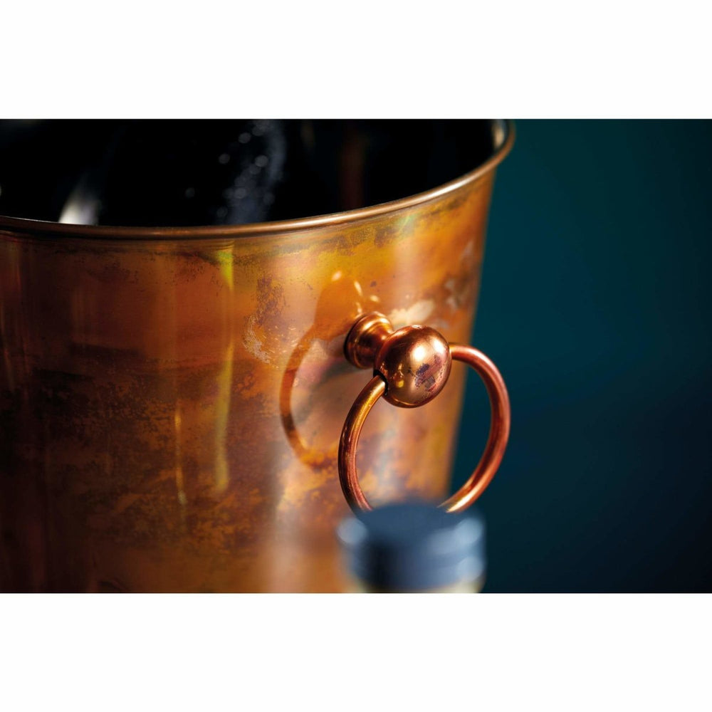 Barcraft - BarCraft Stainless Steel Sparkling Wine Bucket with Iridescent Copper Finish - Barware - mzube - BCCHAMIRIDCOP