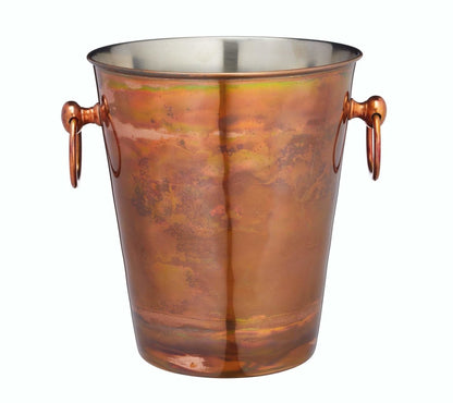 Barcraft - BarCraft Stainless Steel Sparkling Wine Bucket with Iridescent Copper Finish - Barware - mzube - BCCHAMIRIDCOP