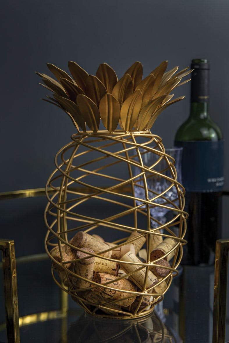 Barcraft - BarCraft Pineapple Shaped Wine Cork Collector - Barware - mzube - BCCORKHOLDER