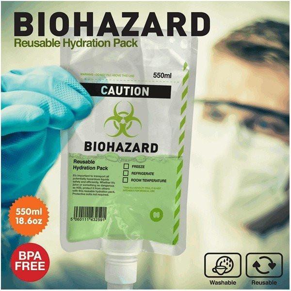 Mustard - Biohazard Reusable Drinks Pouch - Travel Mug - mzube - M12009