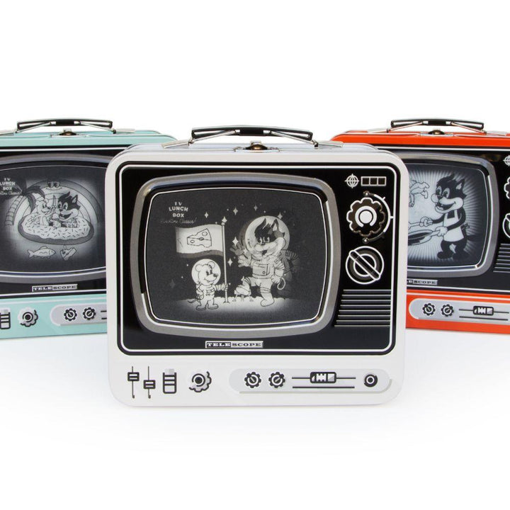 Suck UK - Blue Beach Holiday TV Lunch box - Lunchbox - mzube - SK LUNCHTV3