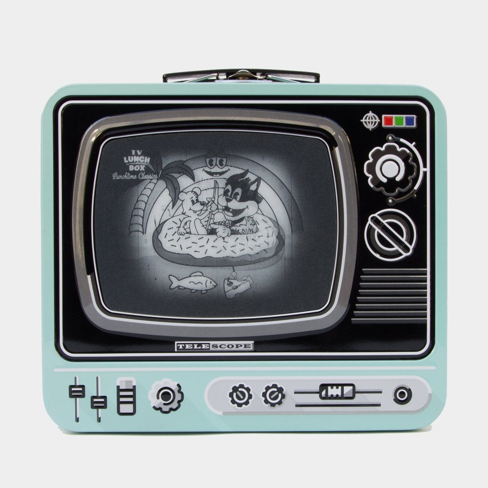 Suck UK - Blue Beach Holiday TV Lunch box - Lunchbox - mzube - SK LUNCHTV3
