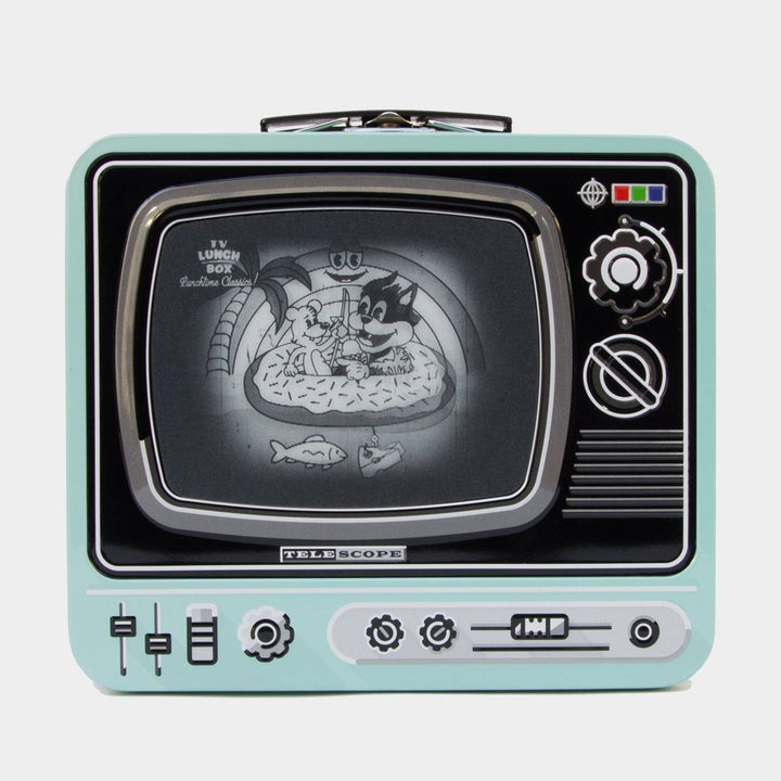 Suck UK - Blue Beach Holiday TV Lunch box - Lunchbox - mzube - SK LUNCHTV3