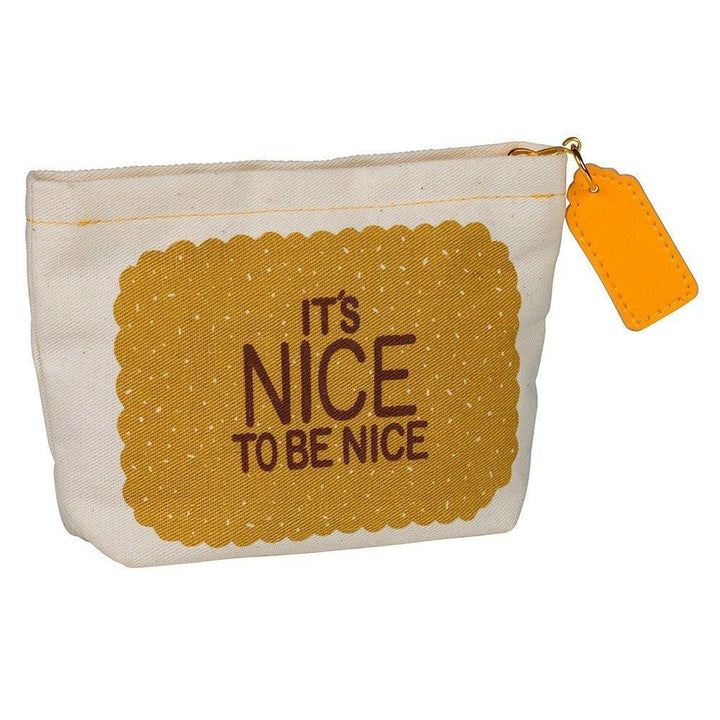 Wild & wolf - Coin Purse 'It's Nice to be Nice' Hazel Nicholls - Bags - mzube - HAZ005