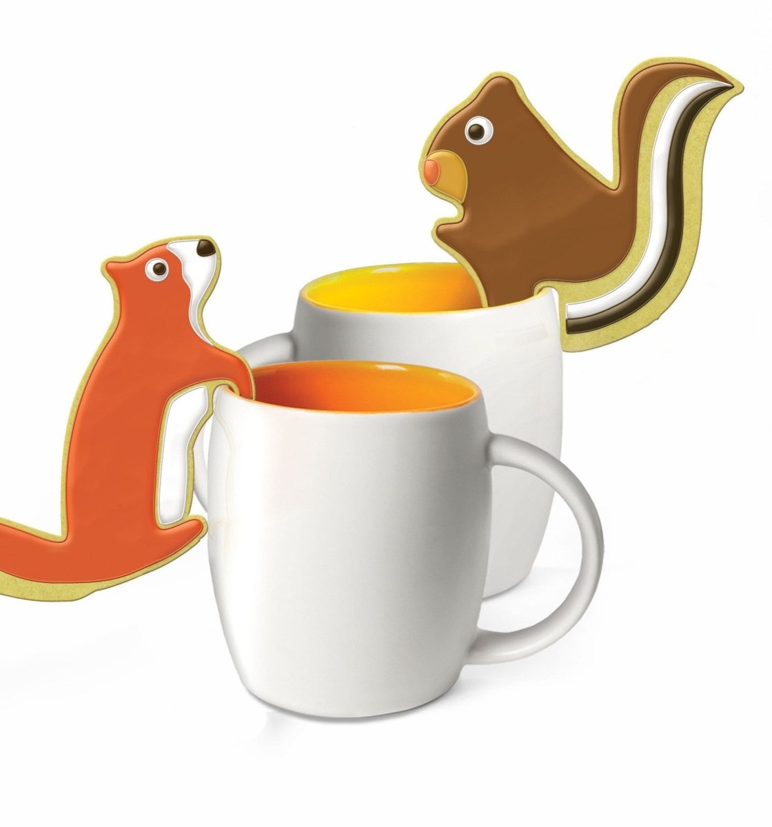 Mustard - Cookie Creatures Squirrels &amp; Birds - Kitchen Utensils - mzube - M 13016a