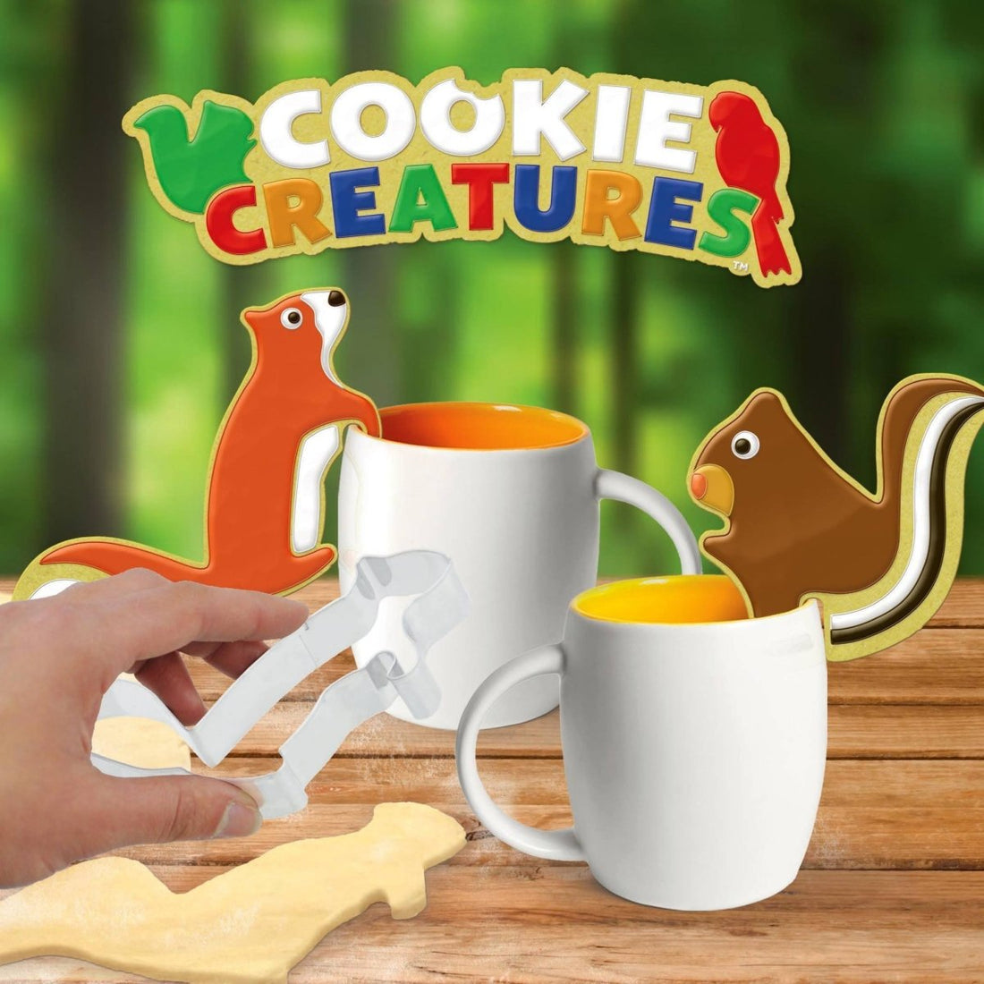 Mustard - Cookie Creatures Squirrels &amp; Birds - Kitchen Utensils - mzube - M 13016a