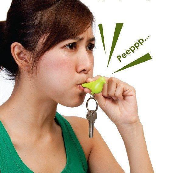 Qualy - DUO Sparrow Keyring - Qualy - Living Room - mzube - QI10121P