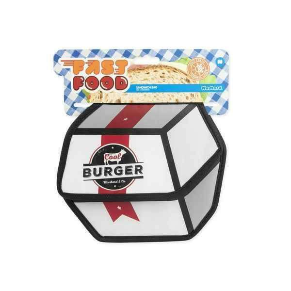 Mustard - Fast food - Burger Box - Sandwich Bag - Lunchbox - mzube - M12016B