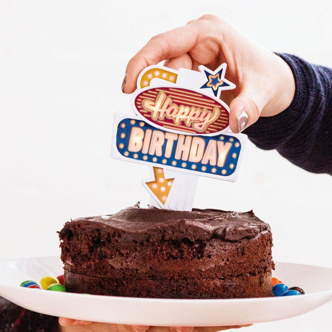 Suck UK - Flashing Birthday Cake Topper Kit - Kitchen & Dining - mzube - SK FLASH HB1