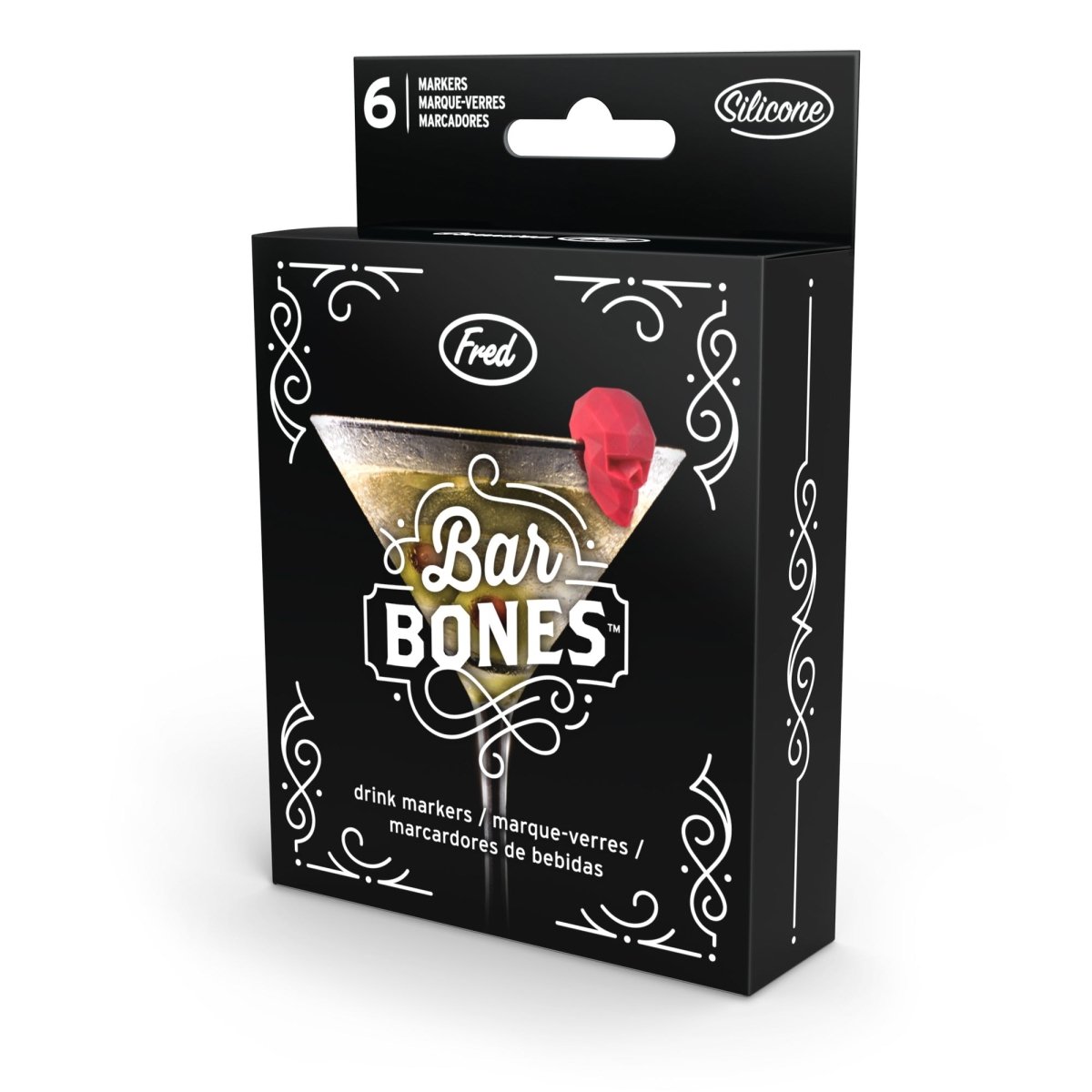 Fred - Fred Bar Bones Skull Drink Markers - Barware - mzube - 5161090