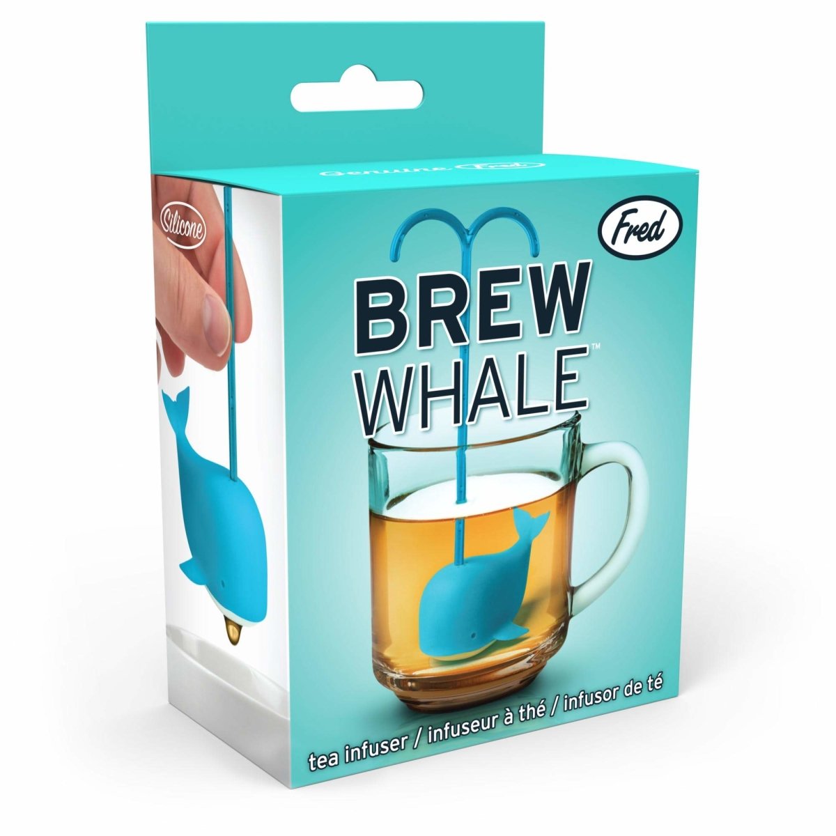 Fred - Fred Brew Whale Tea Infuser - Tea Infuser - mzube - FRED-BWHALE