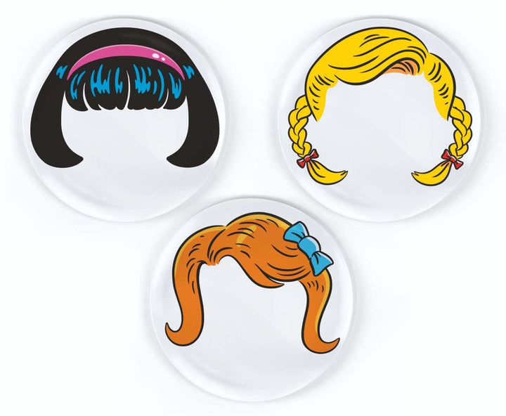 Fred - Fred Dinner Do's Girl's Hairstyle Plates - Kitchen & Dining - mzube - DDOG